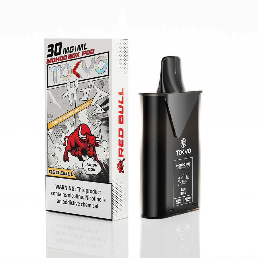 東京魔盒紅牛味電子煙煙彈 - 能量滿載的活力風暴:圖片 2