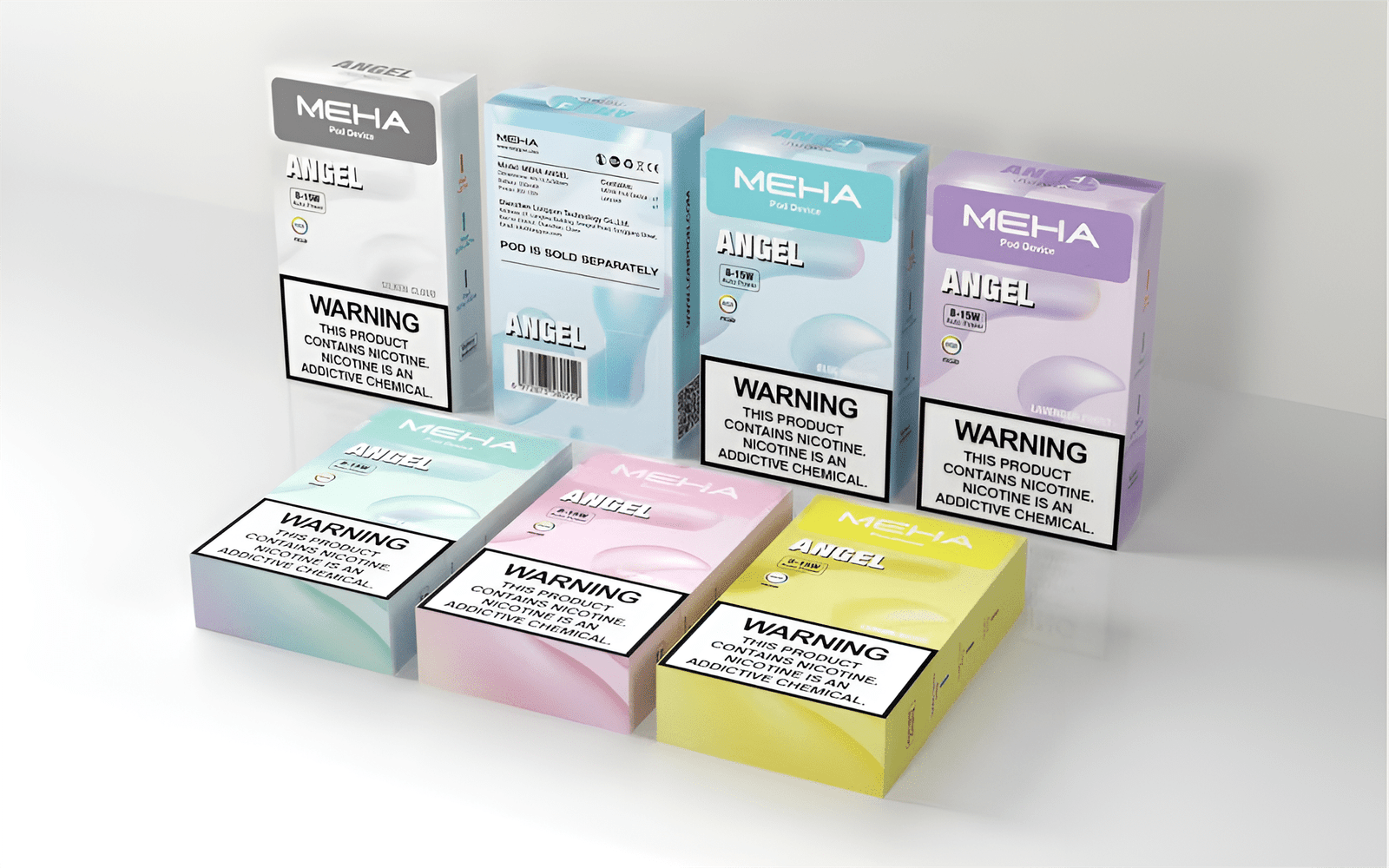 MEHA ANGEL 魅嗨迷你方形五代電子煙主機|買五盒魅嗨五代煙彈送五代主機專機專用:圖片 2